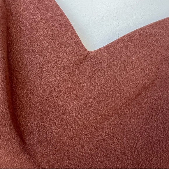 Abercrombie Sweetheart Neckline Corset Tank Top Chocolate Brown - Picture 4 of 6